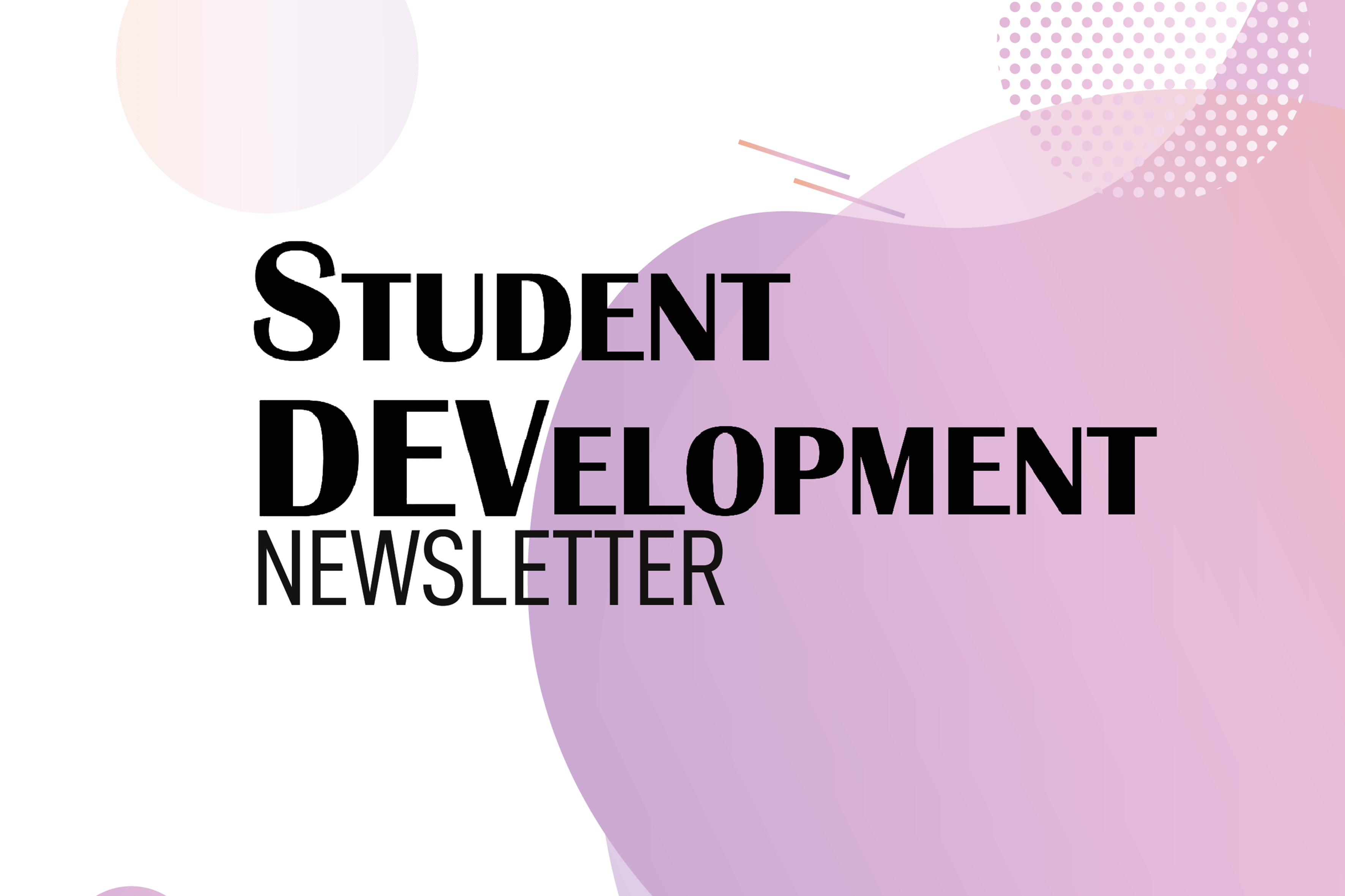 Student Development Newsletter 2020